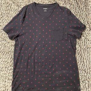 Express V Neck with pocket